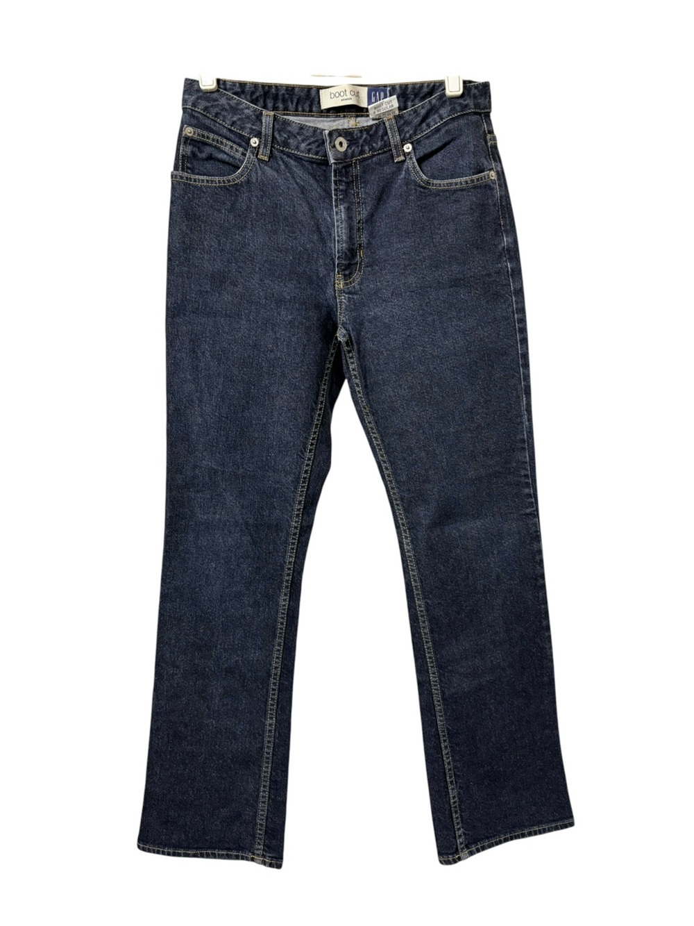 GAP classic 90s Vintage Y2K bootcut stretch dark denim jeans size 8 regular